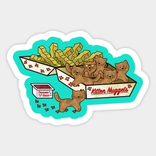 Kitten Nuggets Sticker